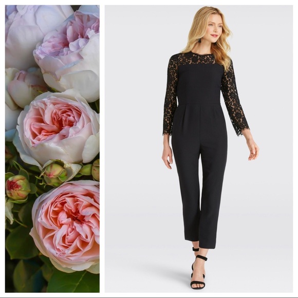 lace insert jumpsuit